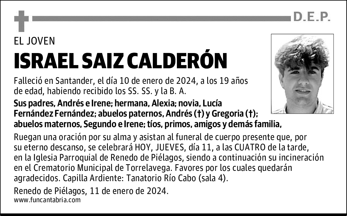 ISRAEL SAIZ CALDERÓN