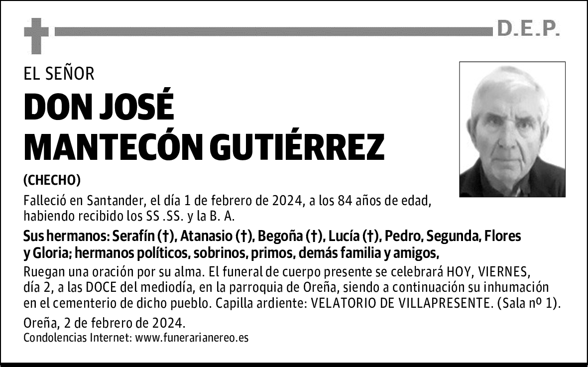 DON JOSÉ MANTECÓN GUTIÉRREZ