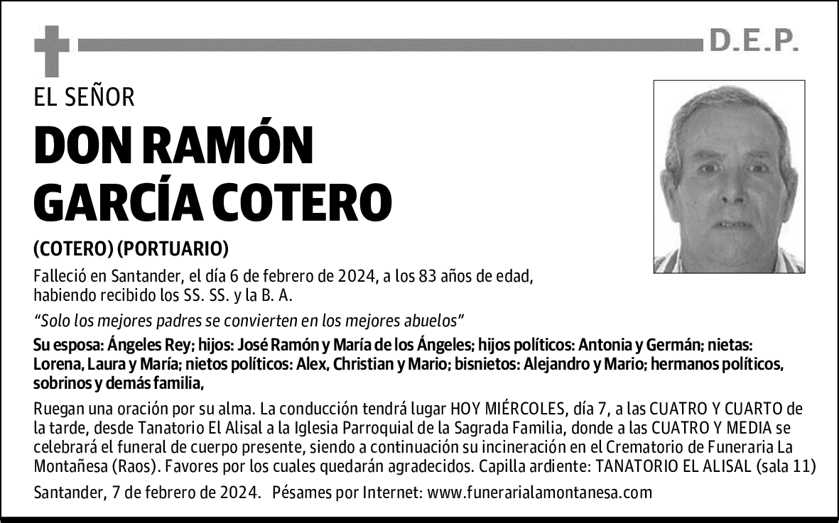 DON RAMÓN GARCÍA COTERO