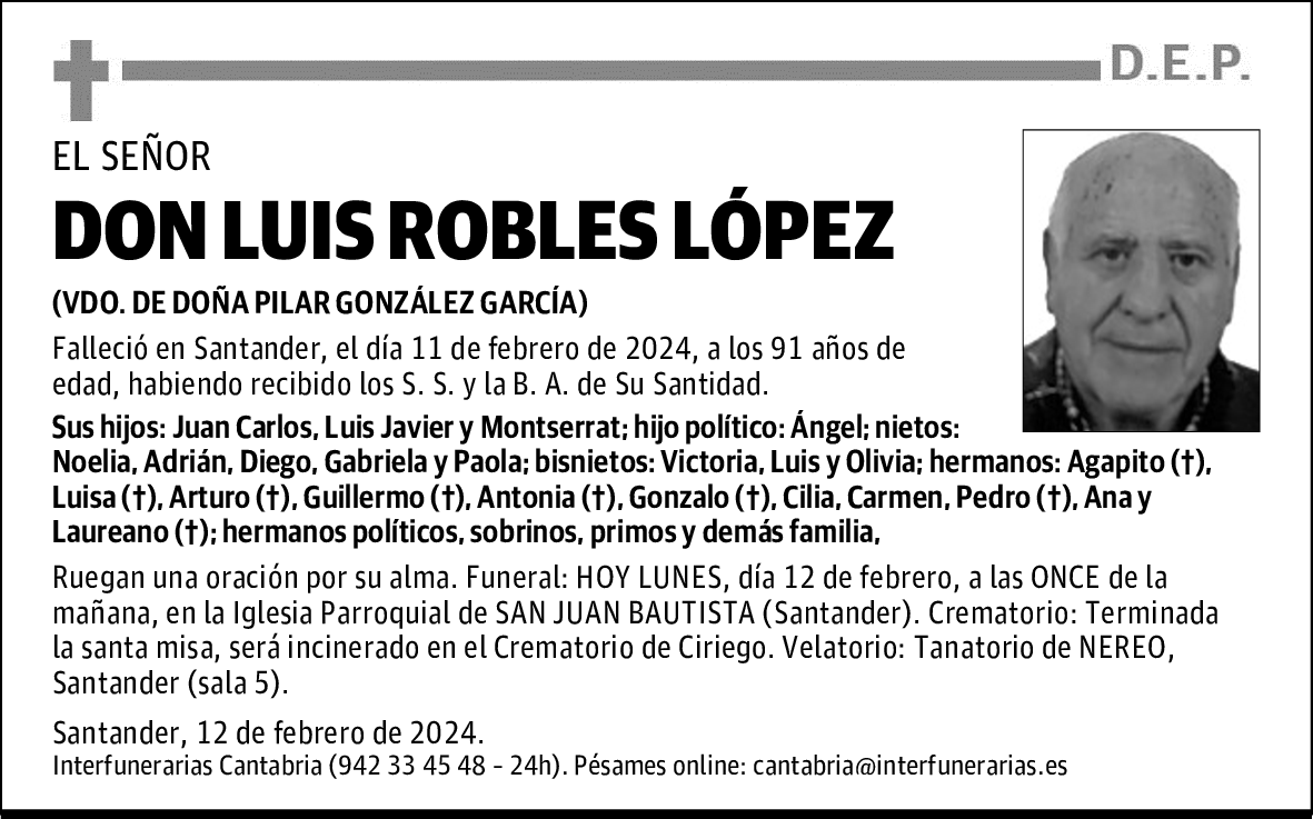 DON LUIS ROBLES LÓPEZ