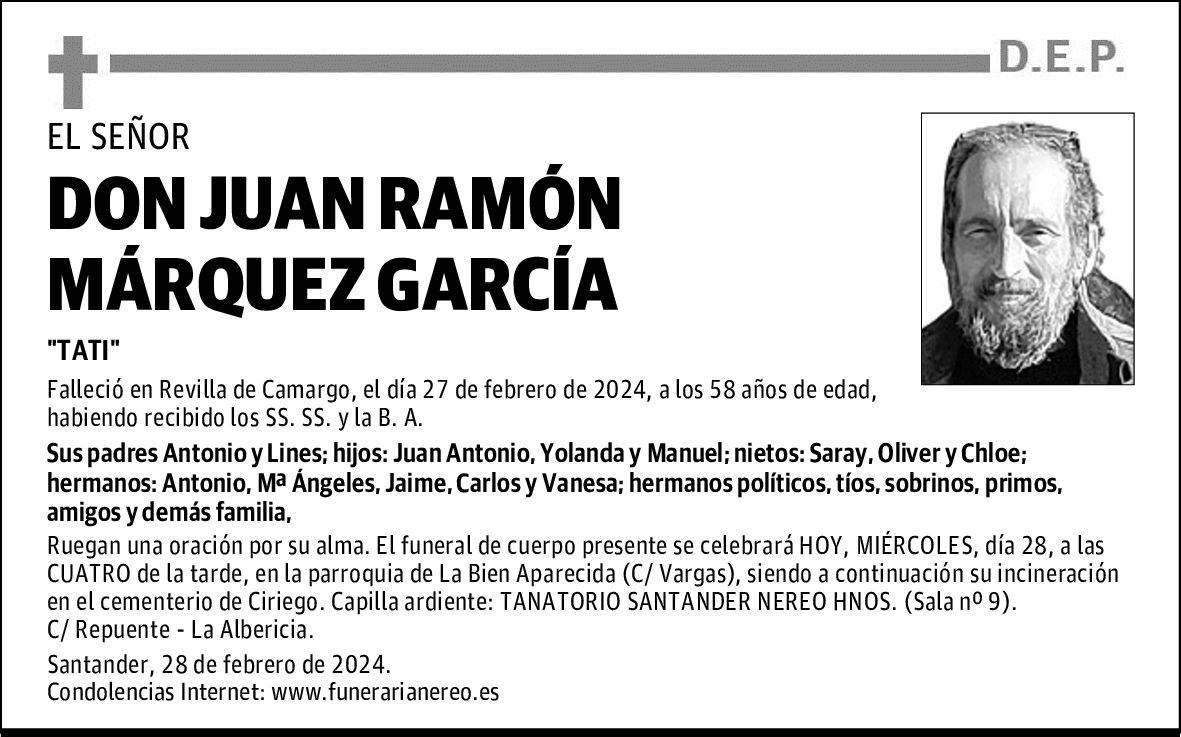 DON JUAN RAMÓN MÁRQUEZ GARCÍA