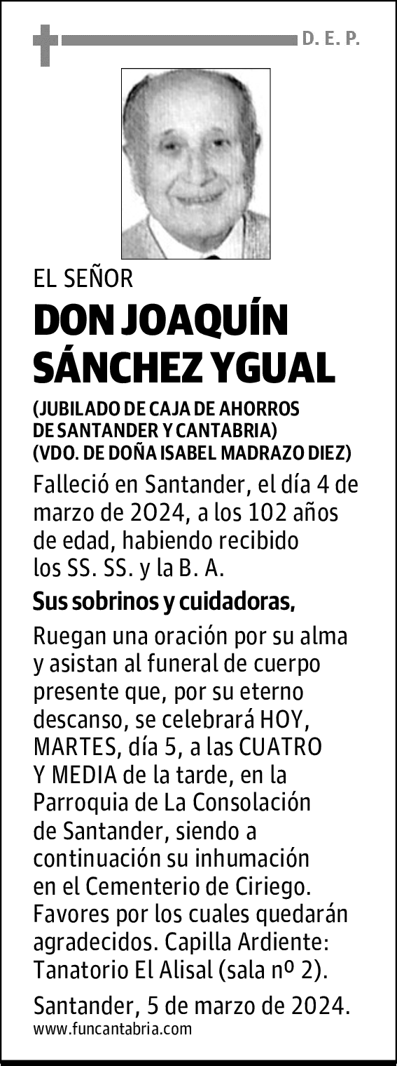 DON JOAQUÍN SÁNCHEZ YGUAL