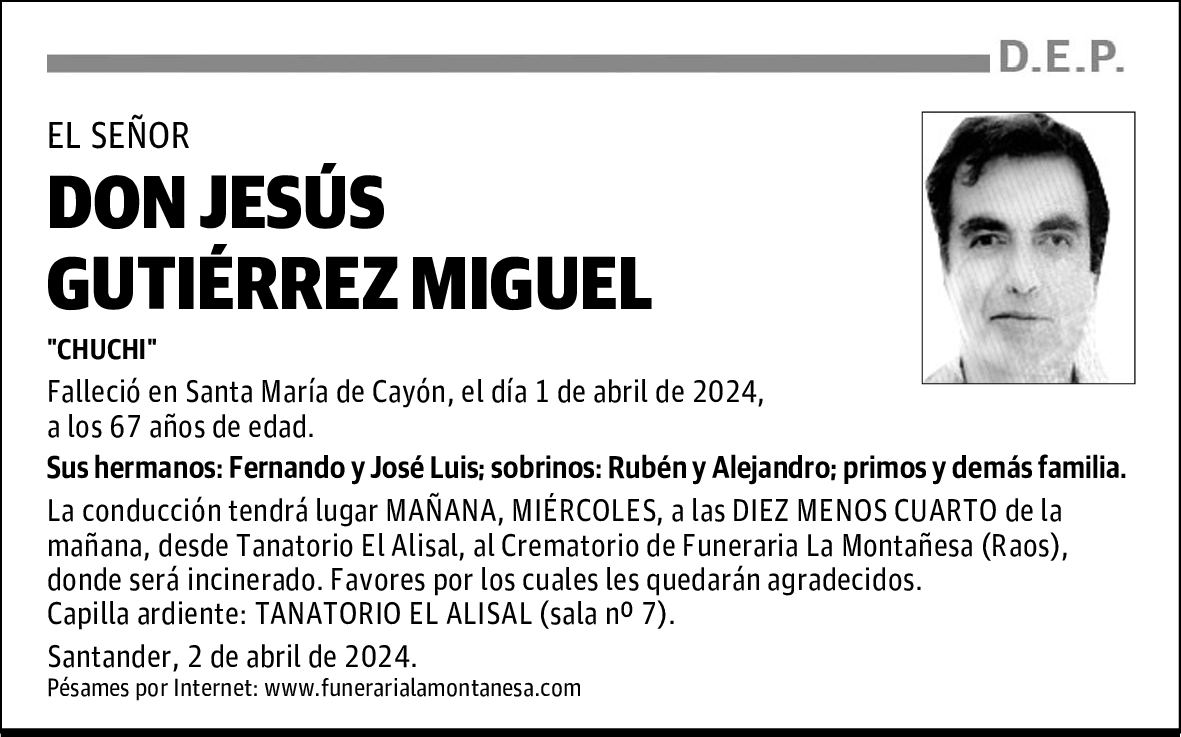 DON JESÚS GUTIÉRREZ MIGUEL
