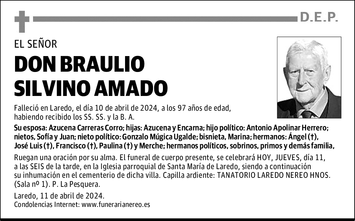DON BRAULIO SILVINO AMADO