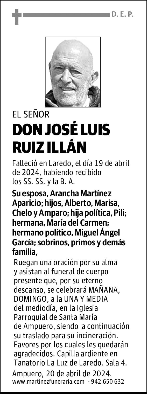 DON JOSÉ LUIS RUIZ ILLÁN