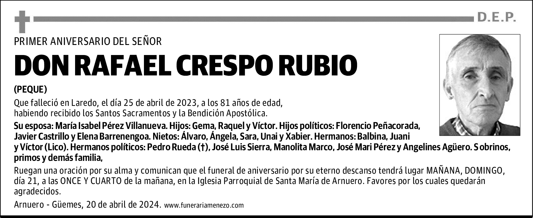 DON RAFAEL CRESPO RUBIO