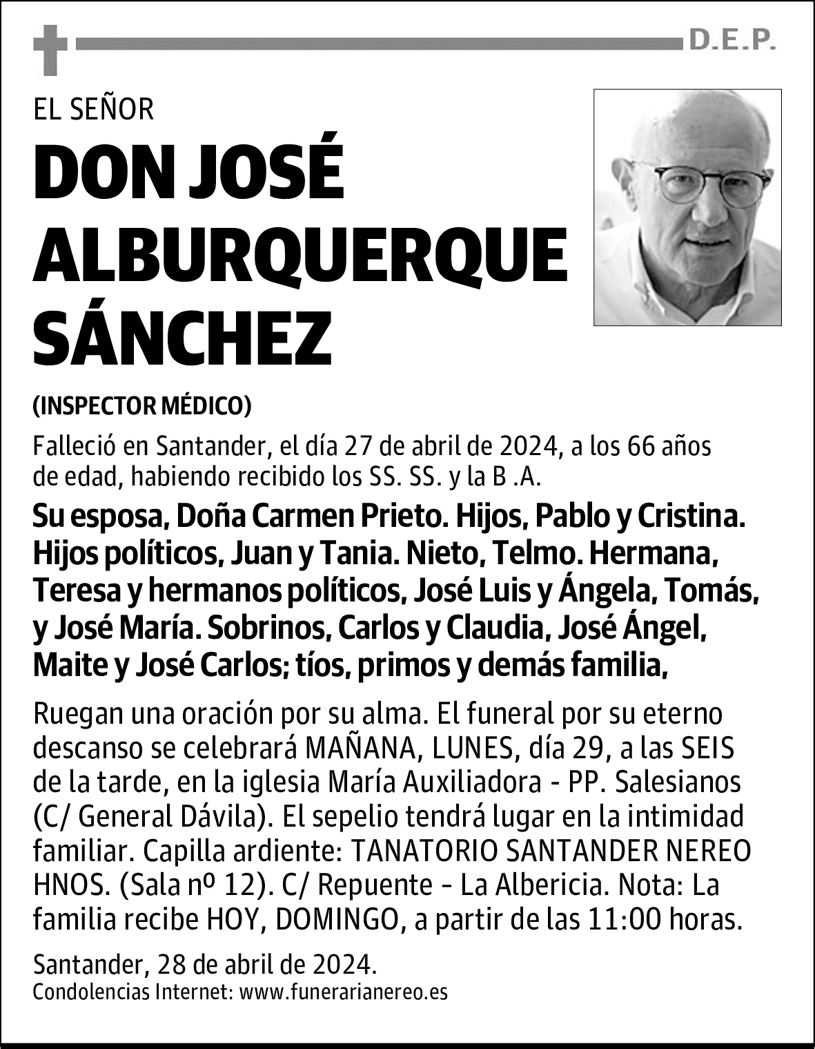 DON JOSÉ ALBURQUERQUE SÁNCHEZ