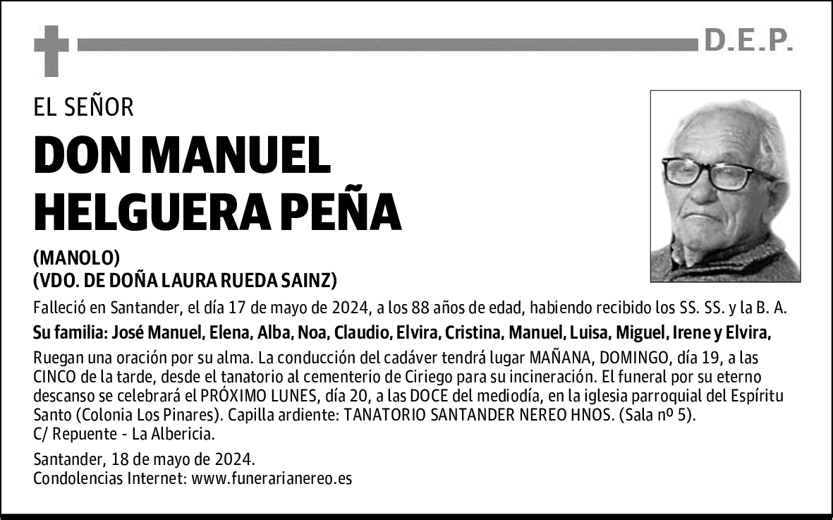 DON MANUEL HELGUERA PEÑA