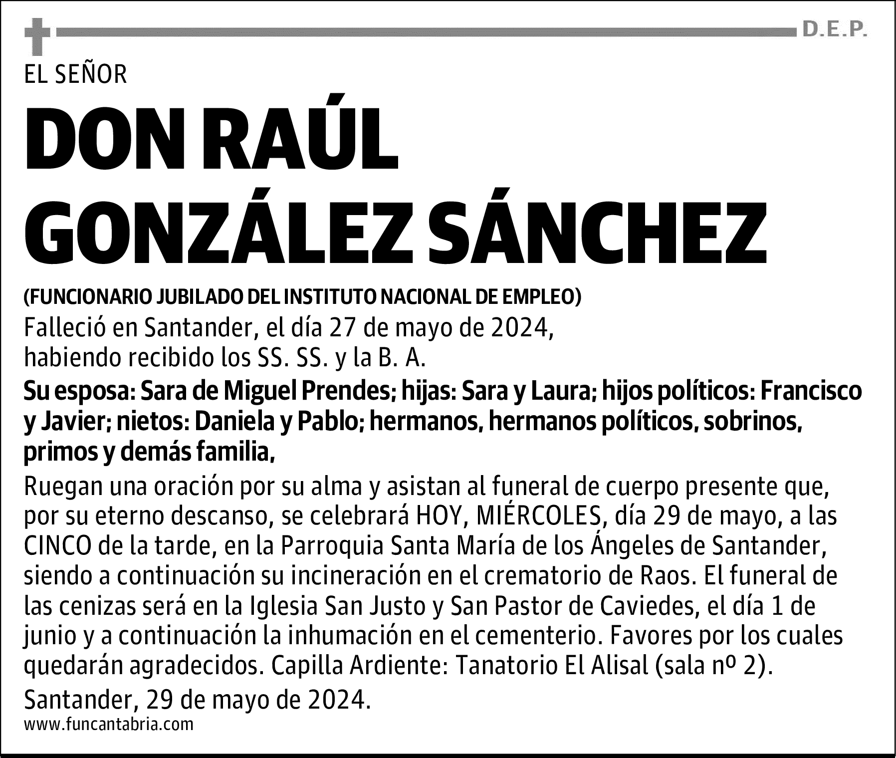 DON RAÚL GONZÁLEZ SÁNCHEZ