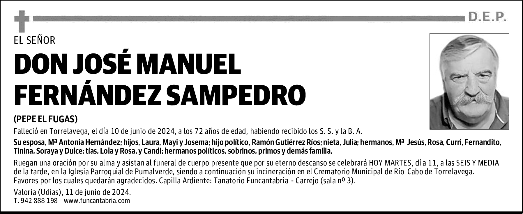 DON JOSÉ MANUEL FERNÁNDEZ SAMPEDRO