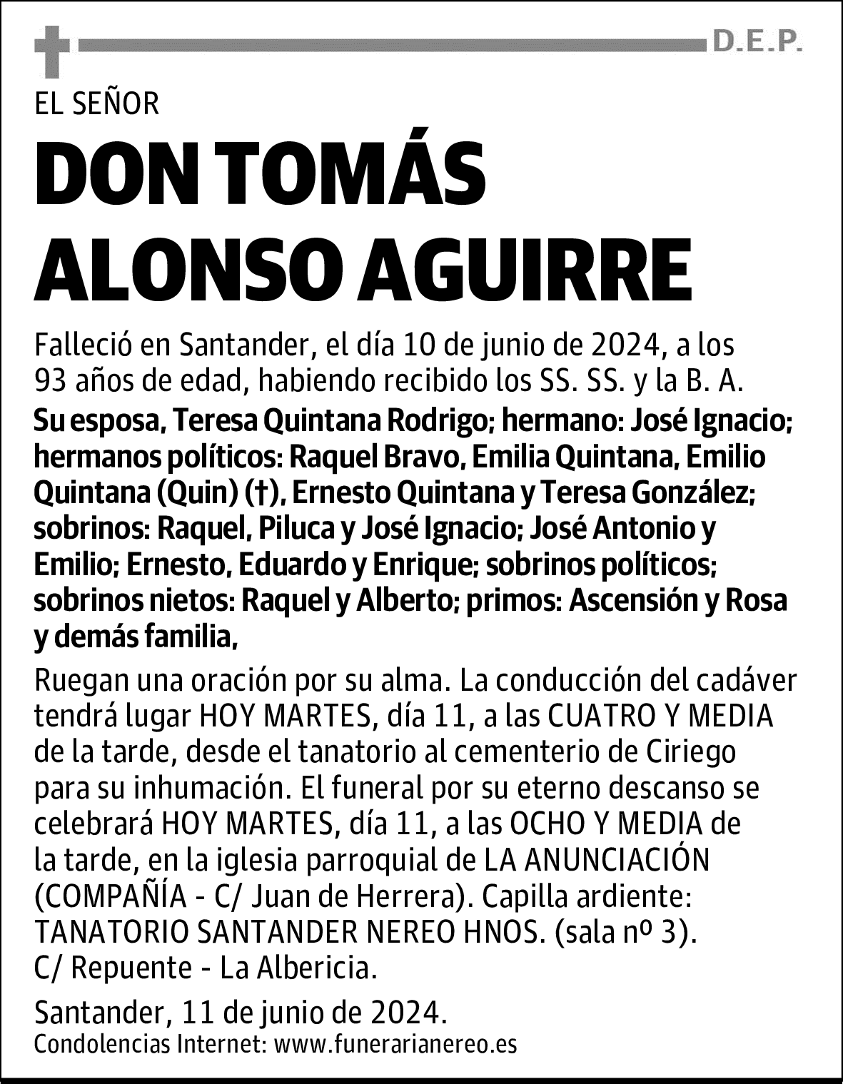 DON TOMÁS ALONSO AGUIRRE