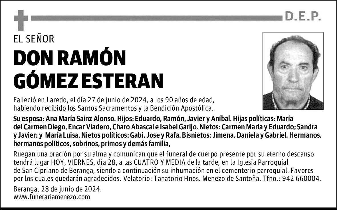 DON RAMÓN GÓMEZ ESTERAN