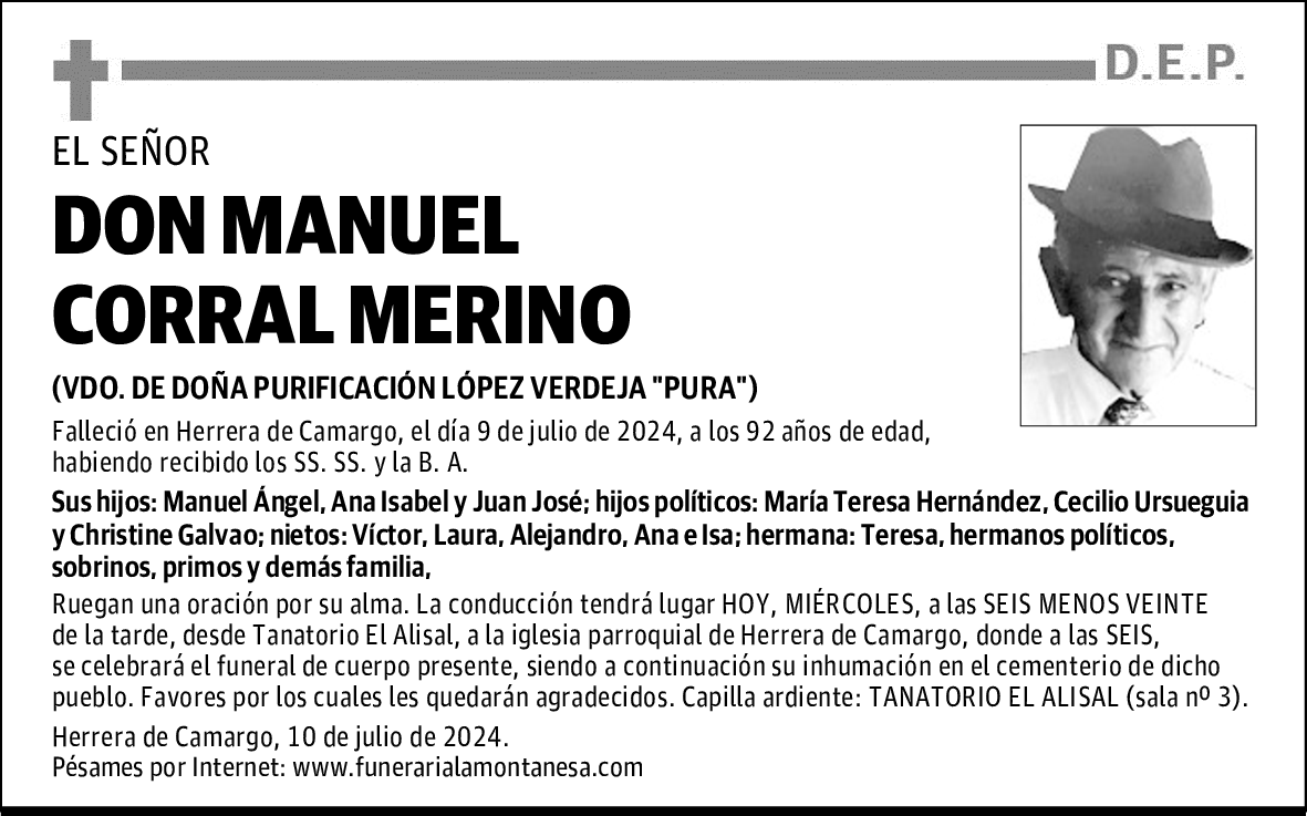 DON MANUEL CORRAL MERINO