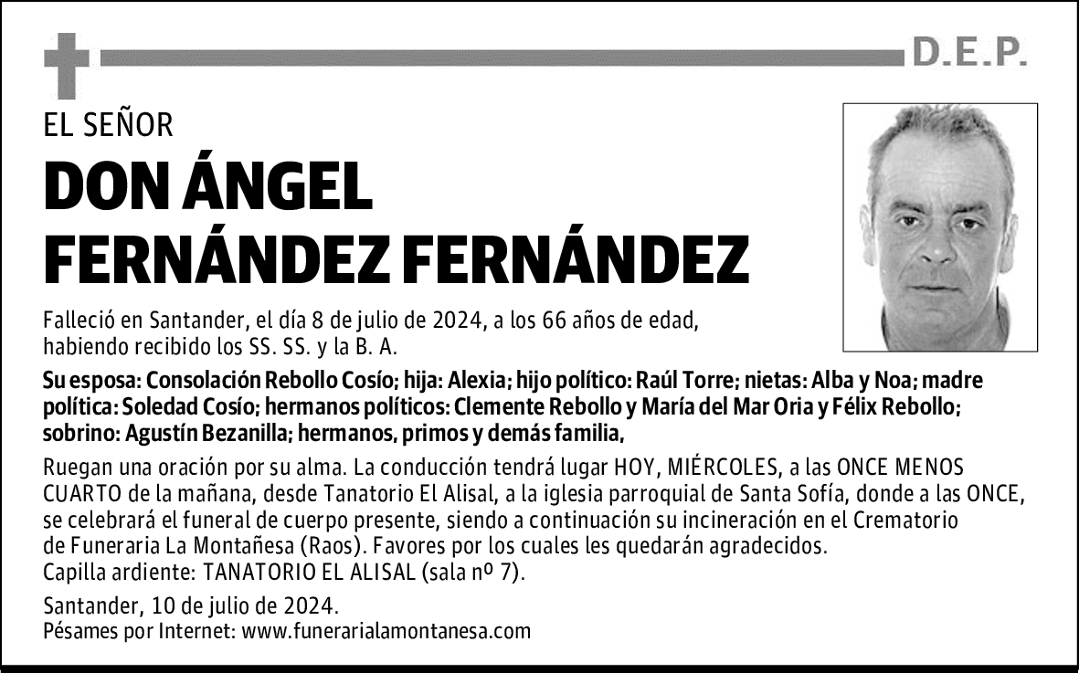 DON ÁNGEL FERNÁNDEZ FERNÁNDEZ