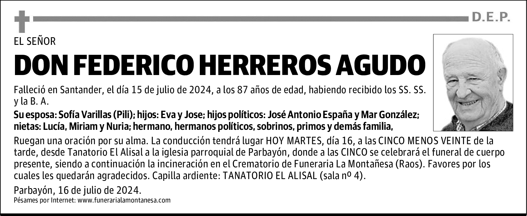 DON FEDERICO HERREROS AGUDO