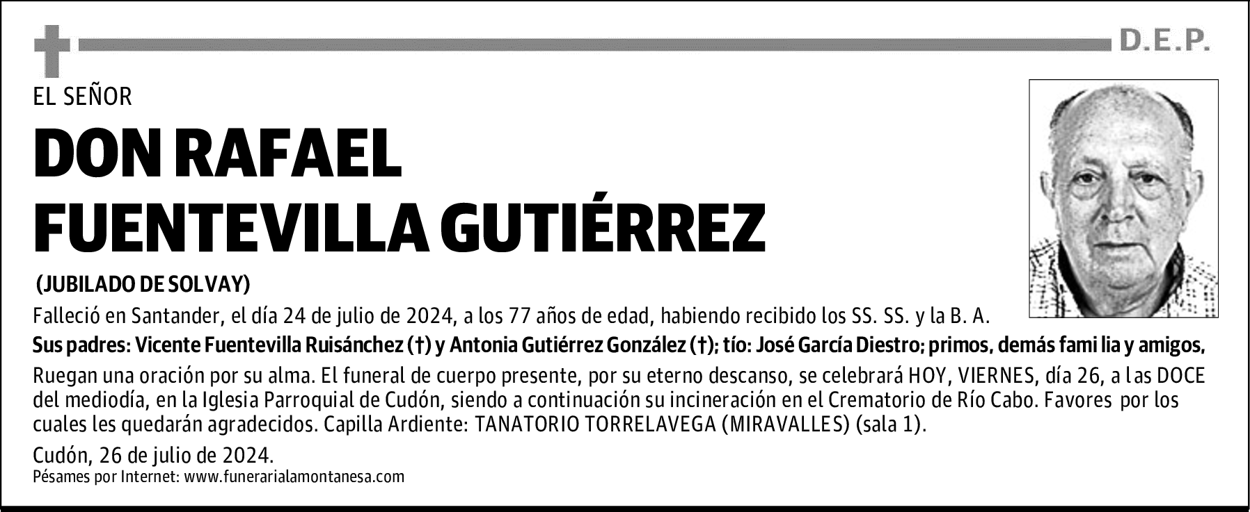 DON RAFAEL FUENTEVILLA GUTIÉRREZ