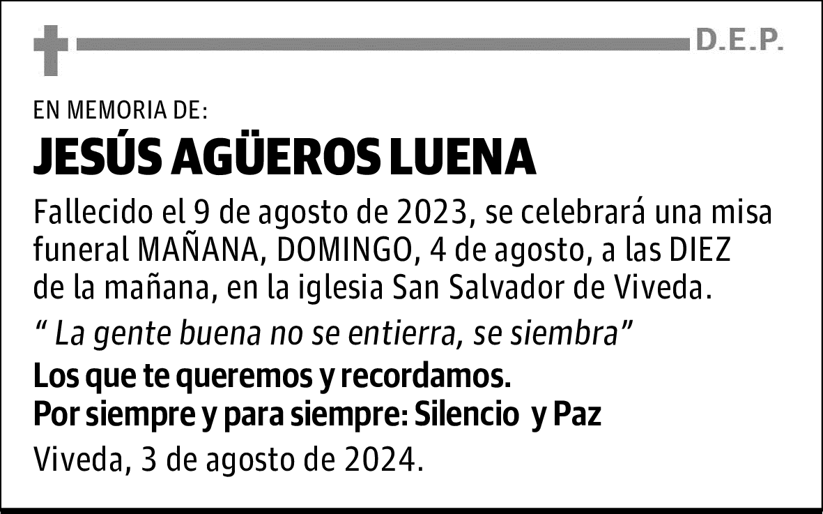 JESÚS AGÜEROS LUENA