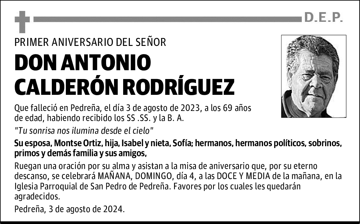 DON ANTONIO CALDERÓN RODRÍGUEZ