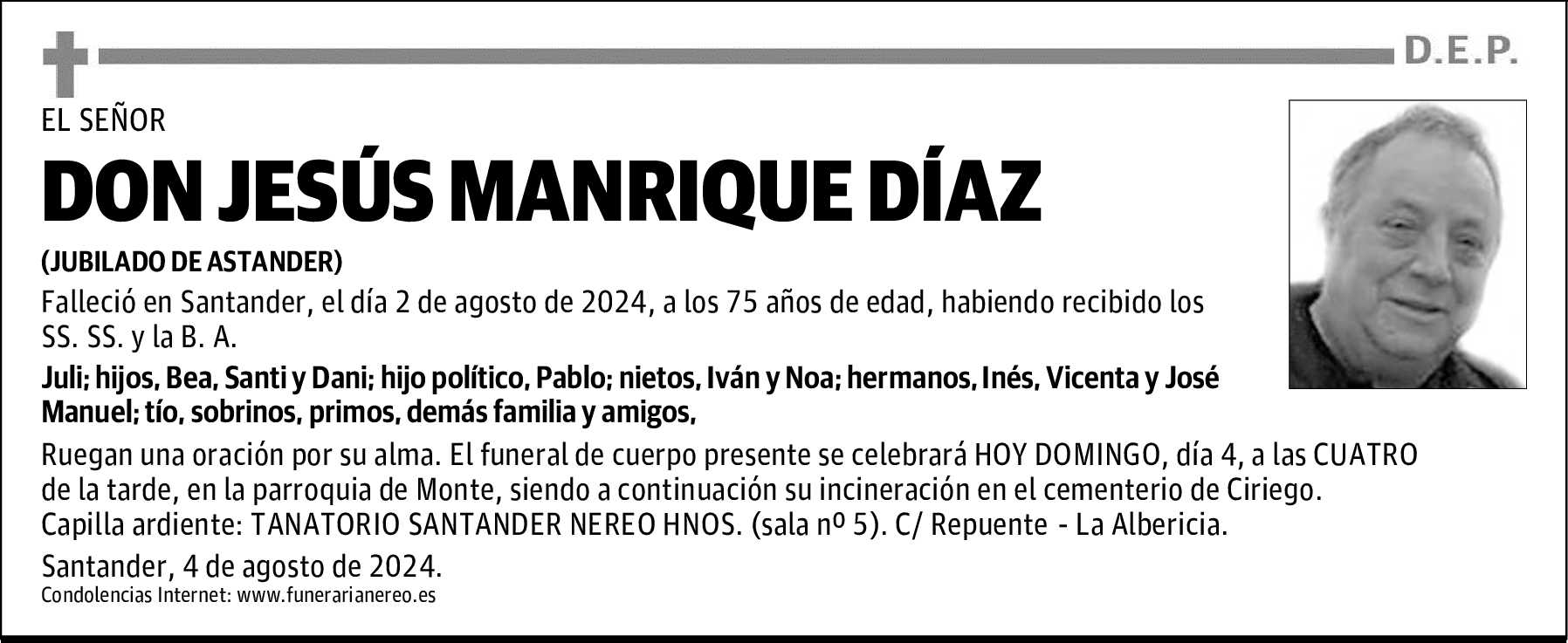 DON JESÚS MANRIQUE DÍAZ