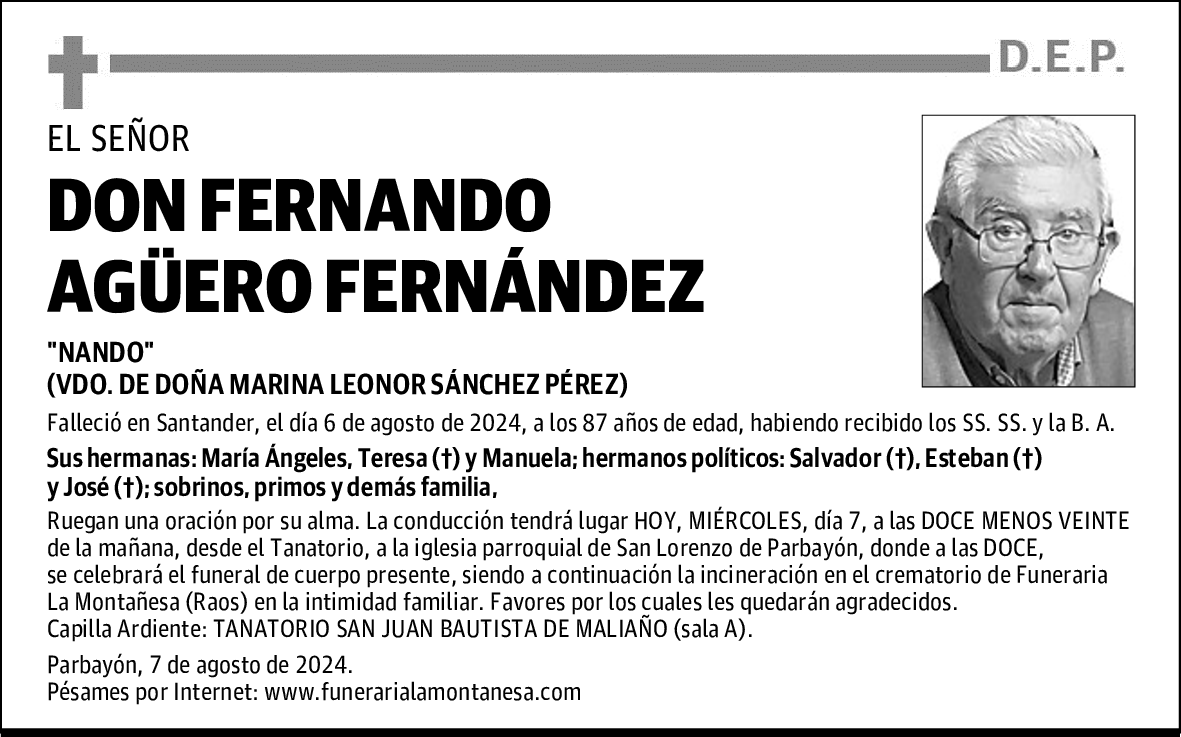 DON FERNANDO AGÜERO FERNÁNDEZ