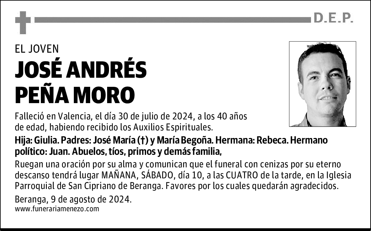 JOSÉ ANDRÉS PEÑA MORO