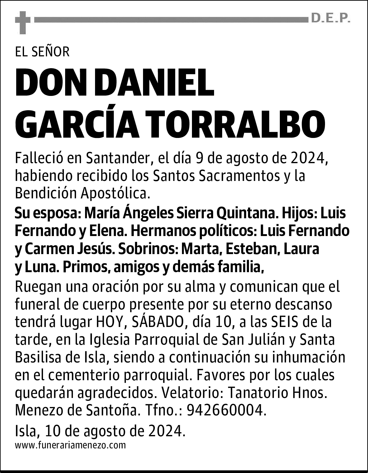 DON DANIEL GARCÍA TORRALBO