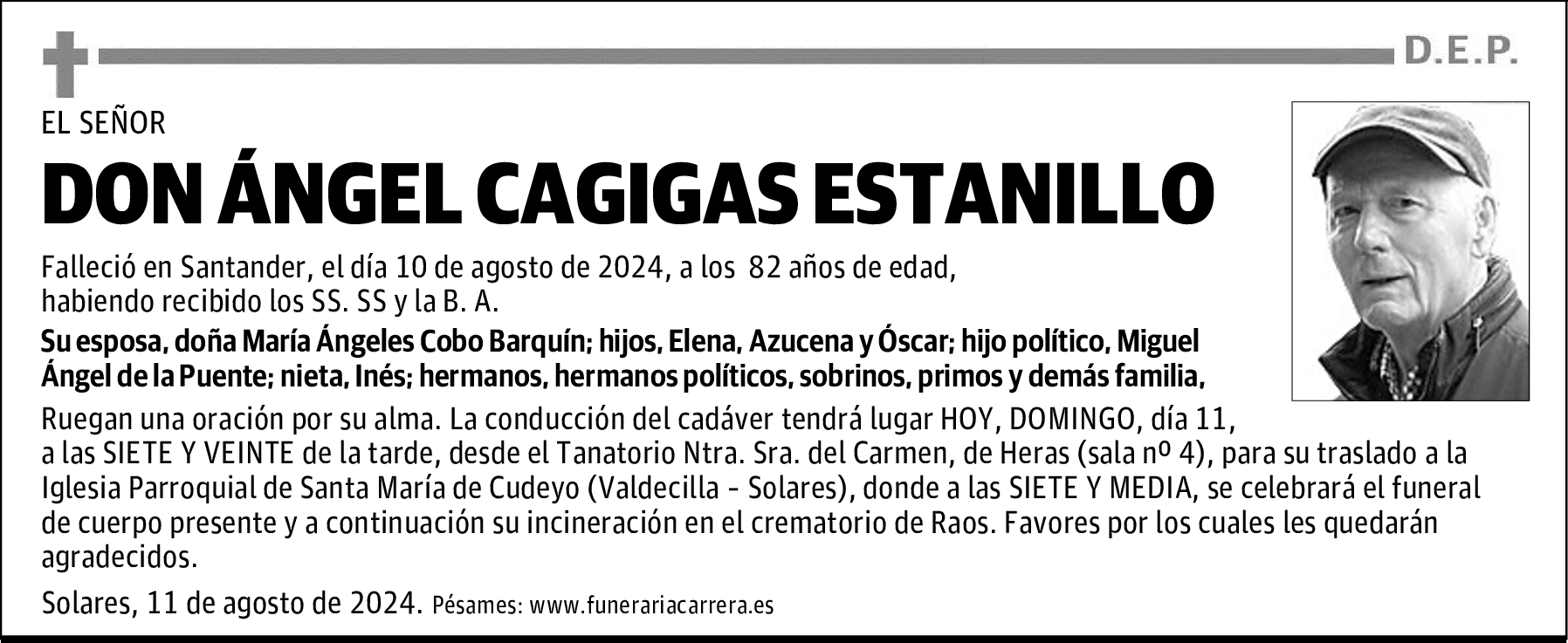 DON ÁNGEL CAGIGAS ESTANILLO