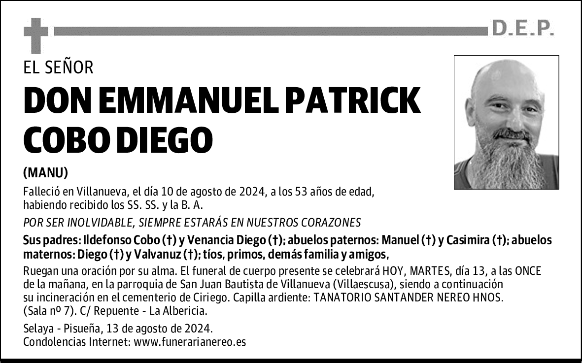 DON EMMANUEL PATRICK COBO DIEGO