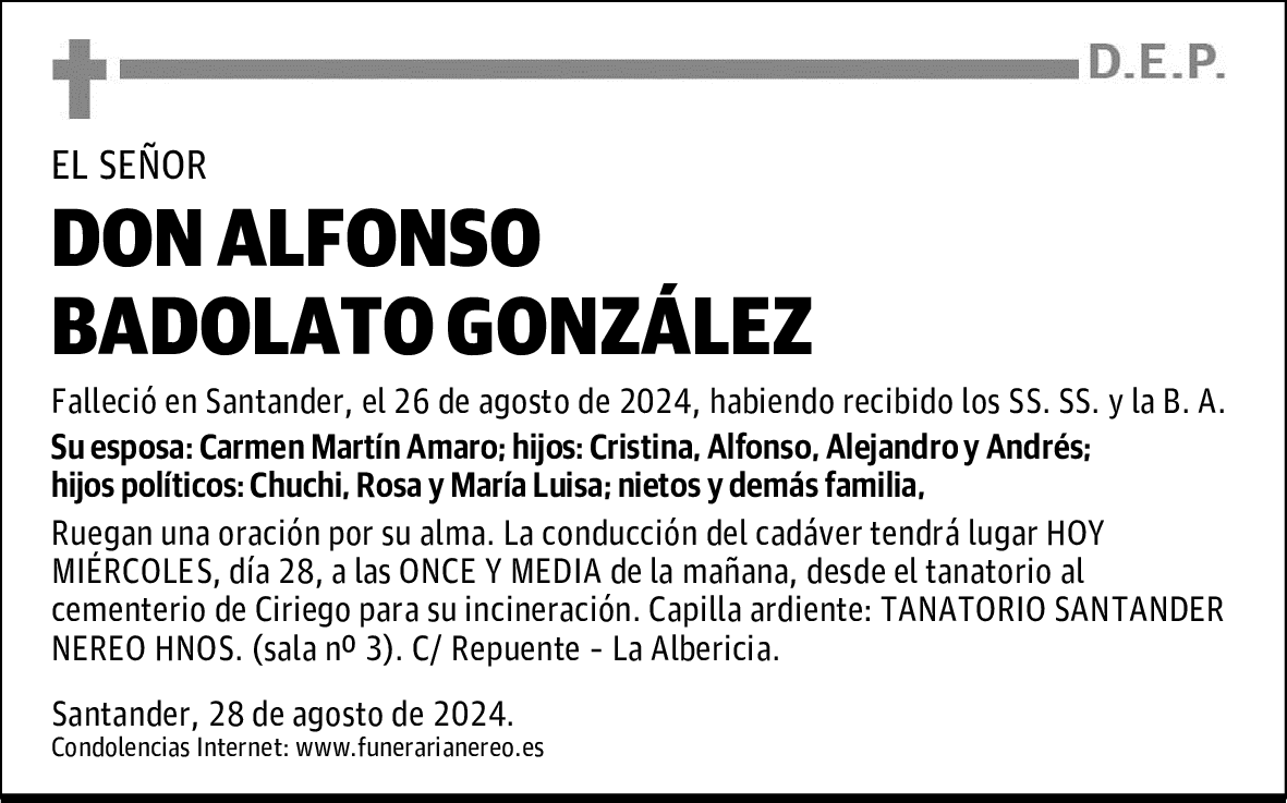 DON ALFONSO BADOLATO GONZÁLEZ