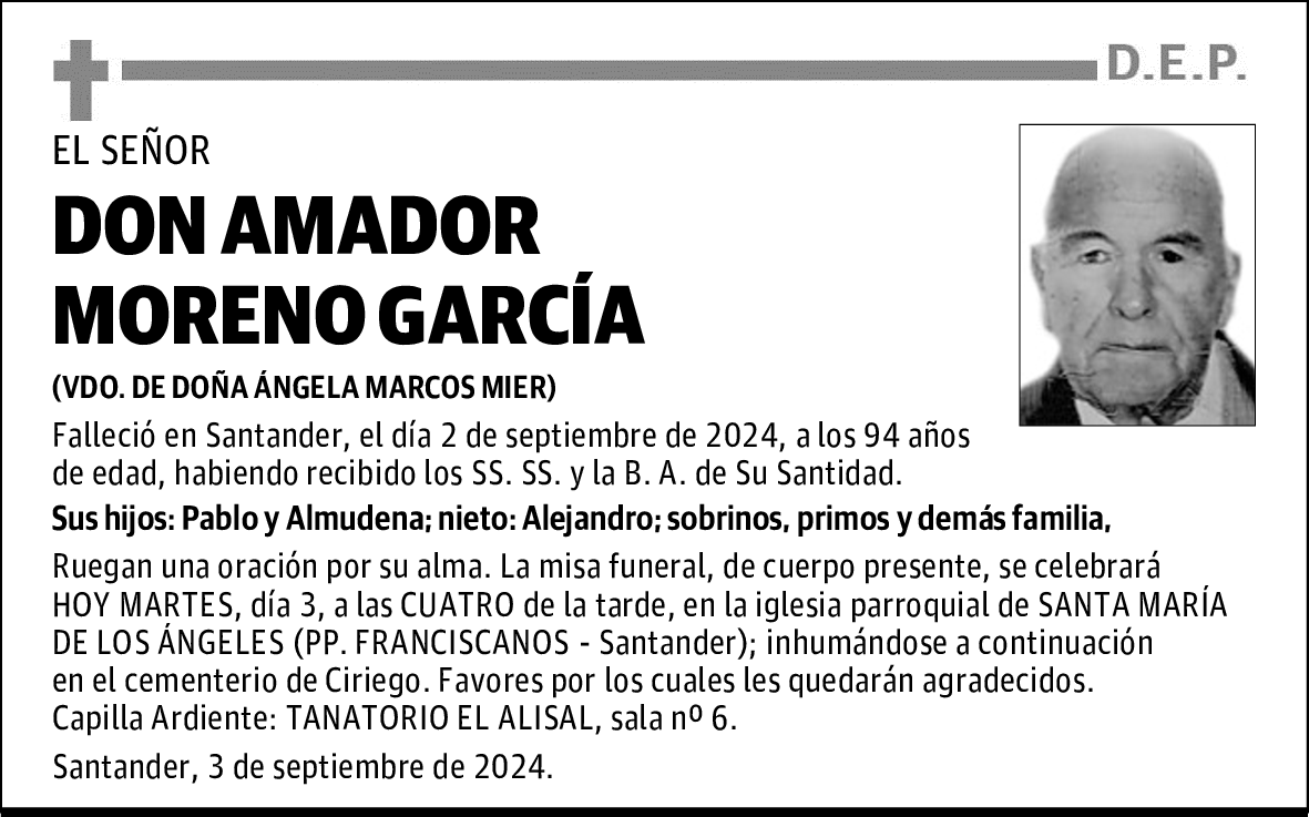 DON AMADOR MORENO GARCÍA