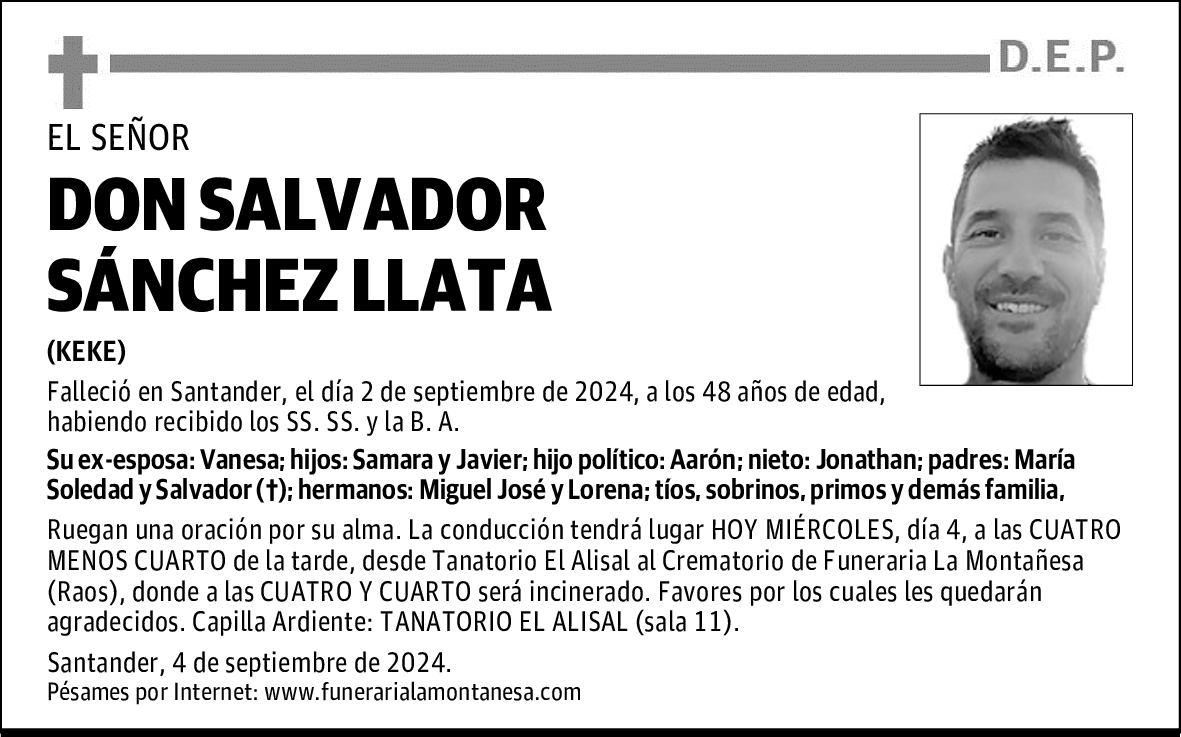 DON SALVADOR SÁNCHEZ LLATA