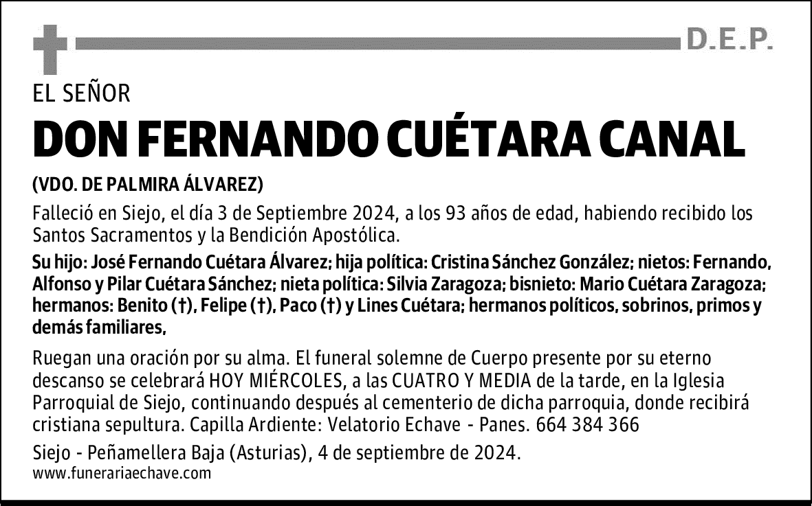 DON FERNANDO CUÉTARA CANAL