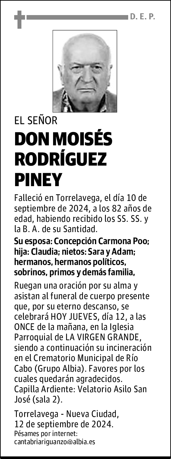 DON MOISÉS RODRÍGUEZ PINEY