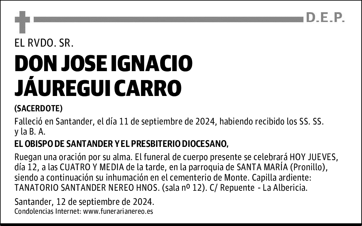 DON JOSE IGNACIO JÁUREGUI CARRO