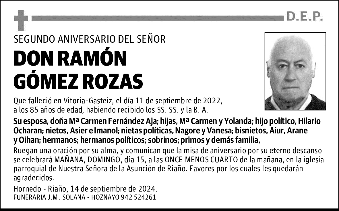 DON RAMÓN GÓMEZ ROZAS