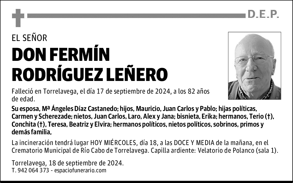 DON FERMÍN RODRÍGUEZ LEÑERO