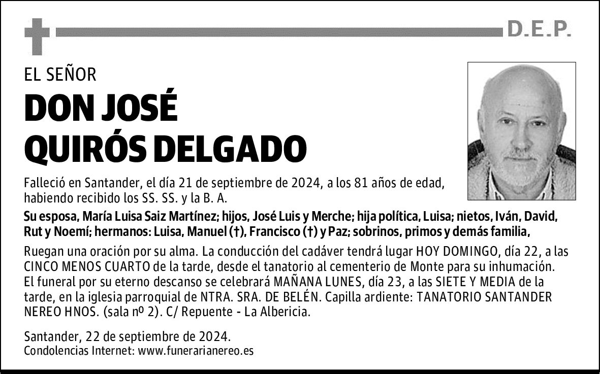 DON JOSÉ QUIRÓS DELGADO