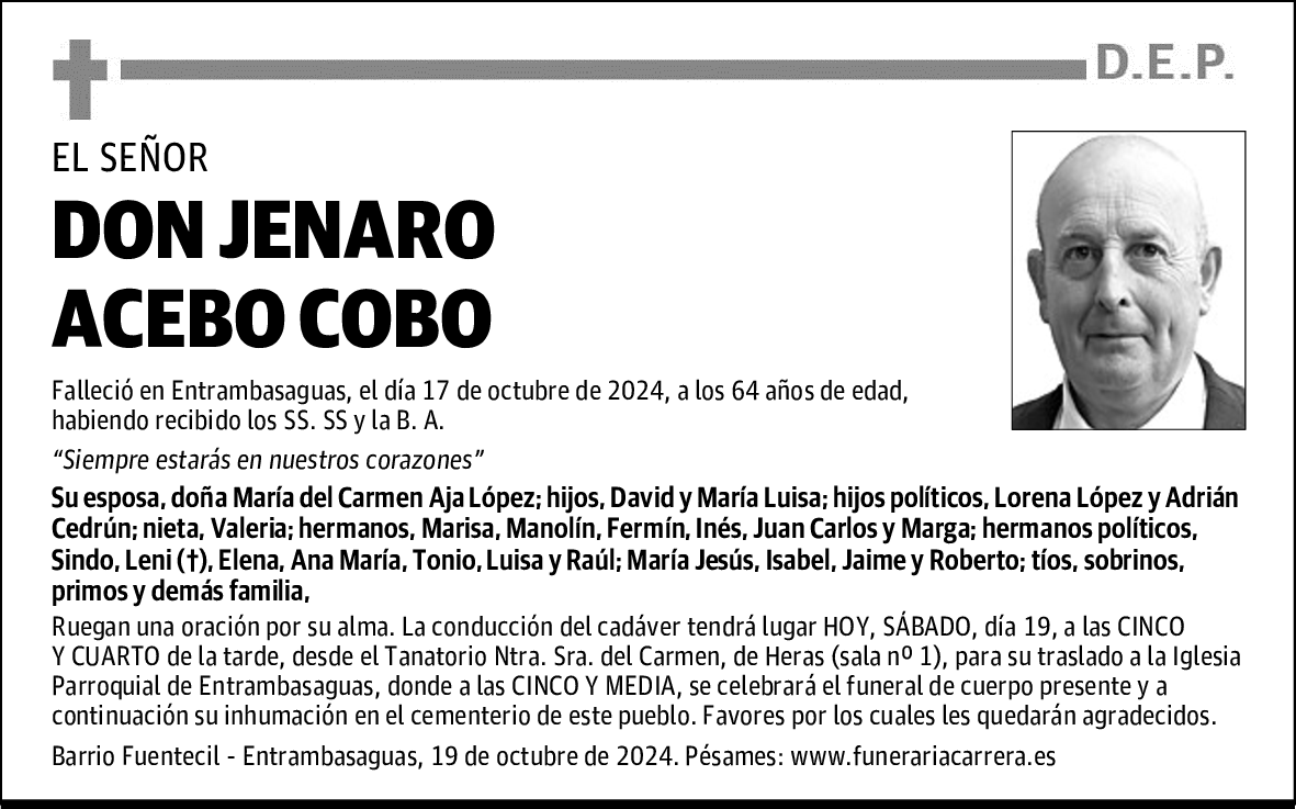 DON JENARO ACEBO COBO