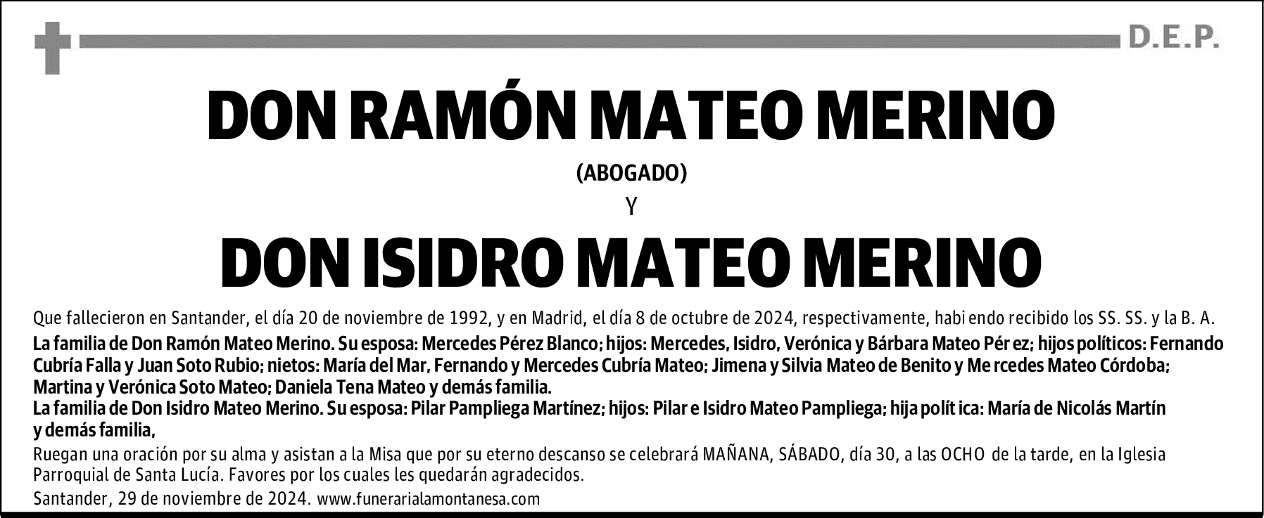DON RAMÓN MATEO MERINO