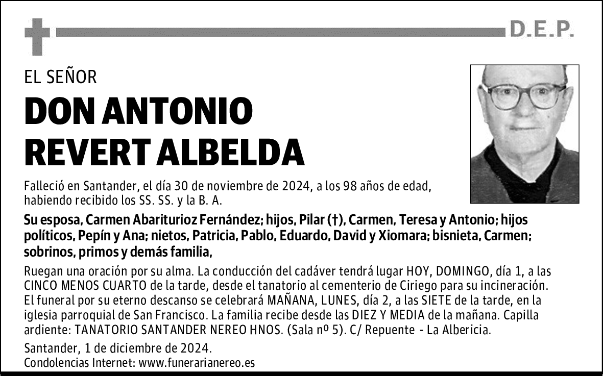 DON ANTONIO REVERT ALBELDA