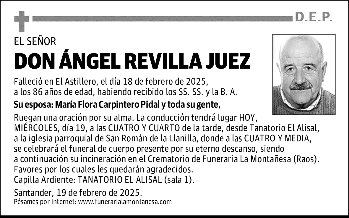 DON ÁNGEL REVILLA JUEZ
