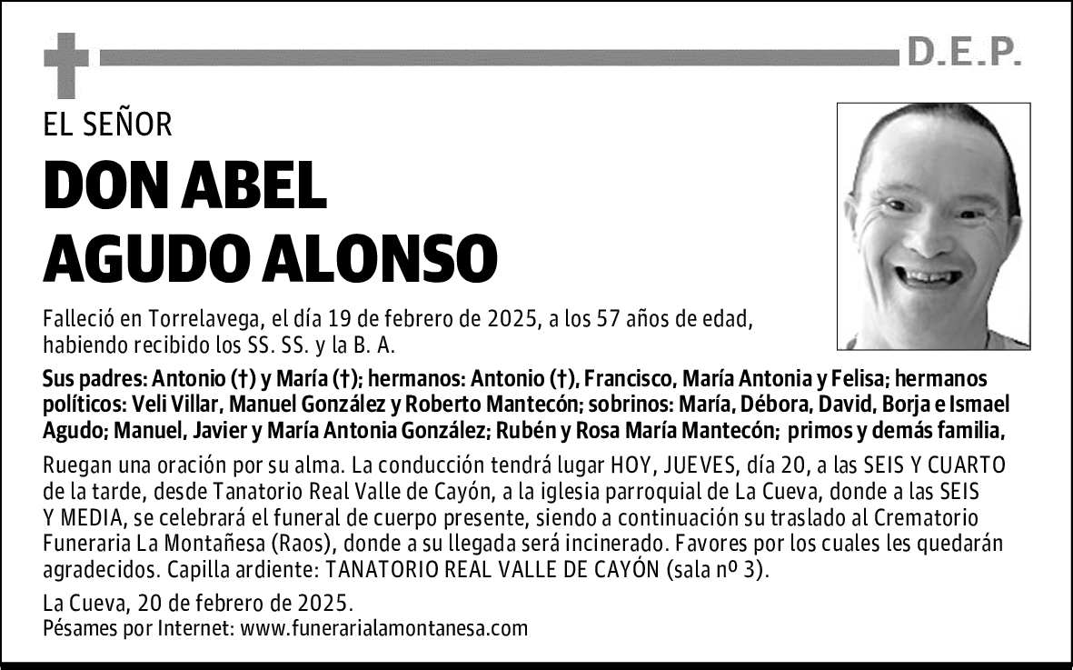 DON ABEL AGUDO ALONSO