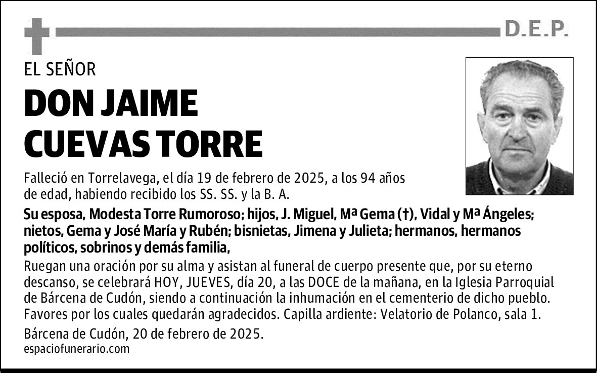 DON JAIME CUEVAS TORRE
