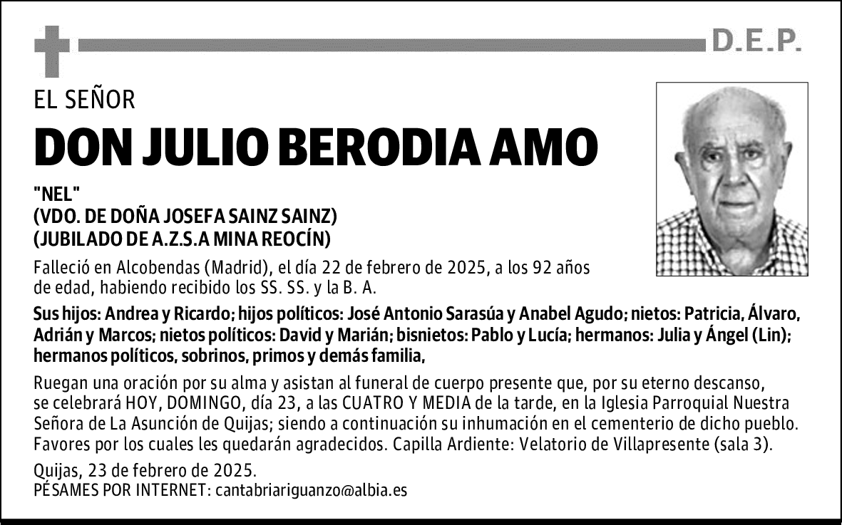 DON JULIO BERODIA AMO