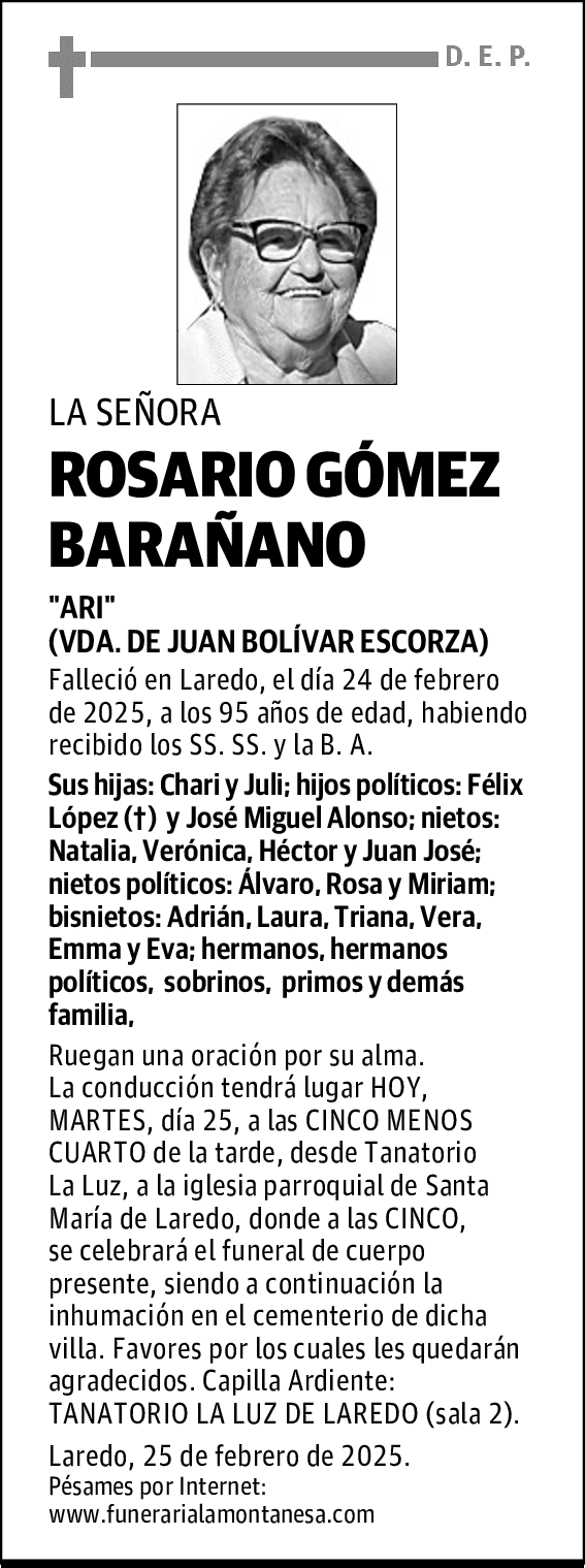 ROSARIO GÓMEZ BARAÑANO
