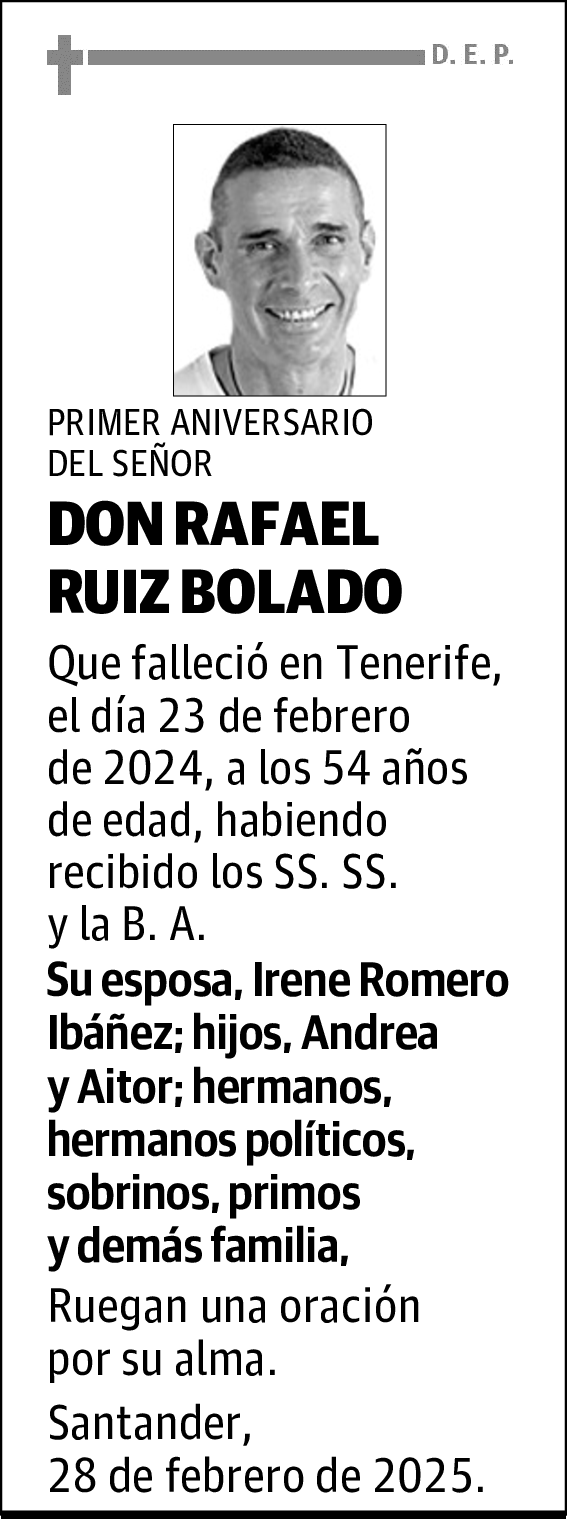 DON RAFAEL RUIZ BOLADO