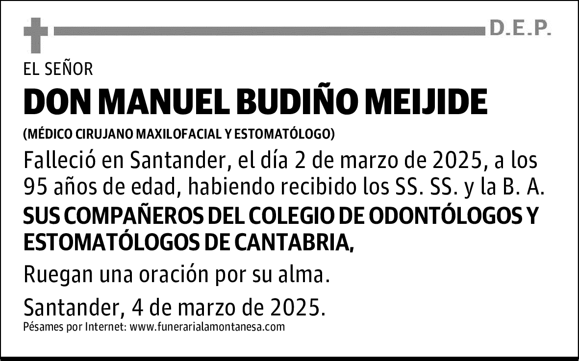 DON MANUEL BUDIÑO MEIJIDE
