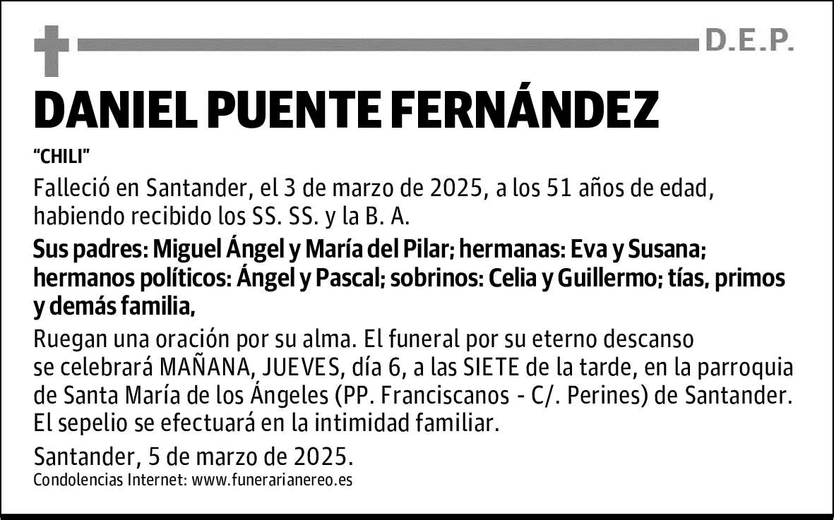 DANIEL PUENTE FERNÁNDEZ