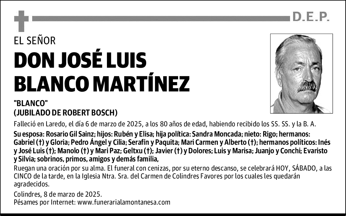 DON JOSÉ LUIS BLANCO MARTÍNEZ
