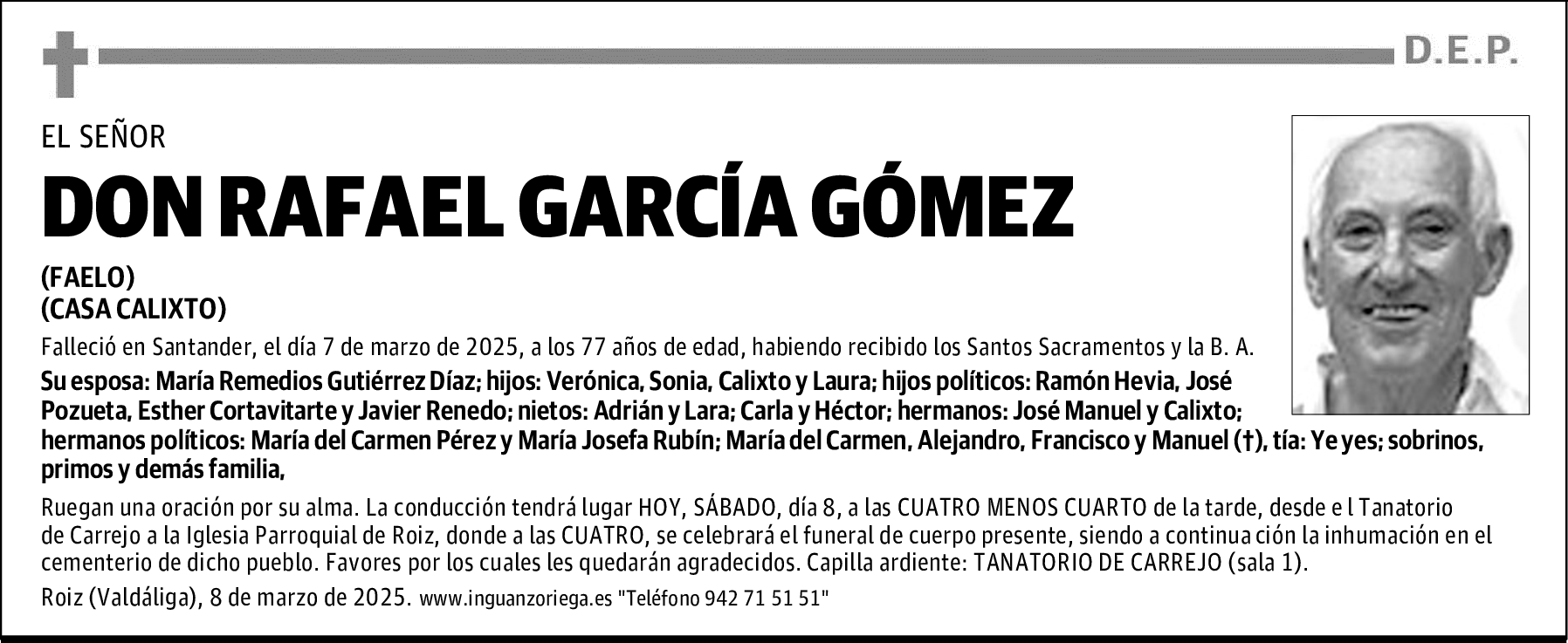 DON RAFAEL GARCÍA GÓMEZ
